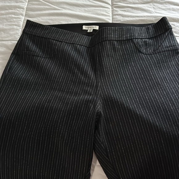 Max Studio grey and black pants, size large. Not worn. - Picture 3 of 4